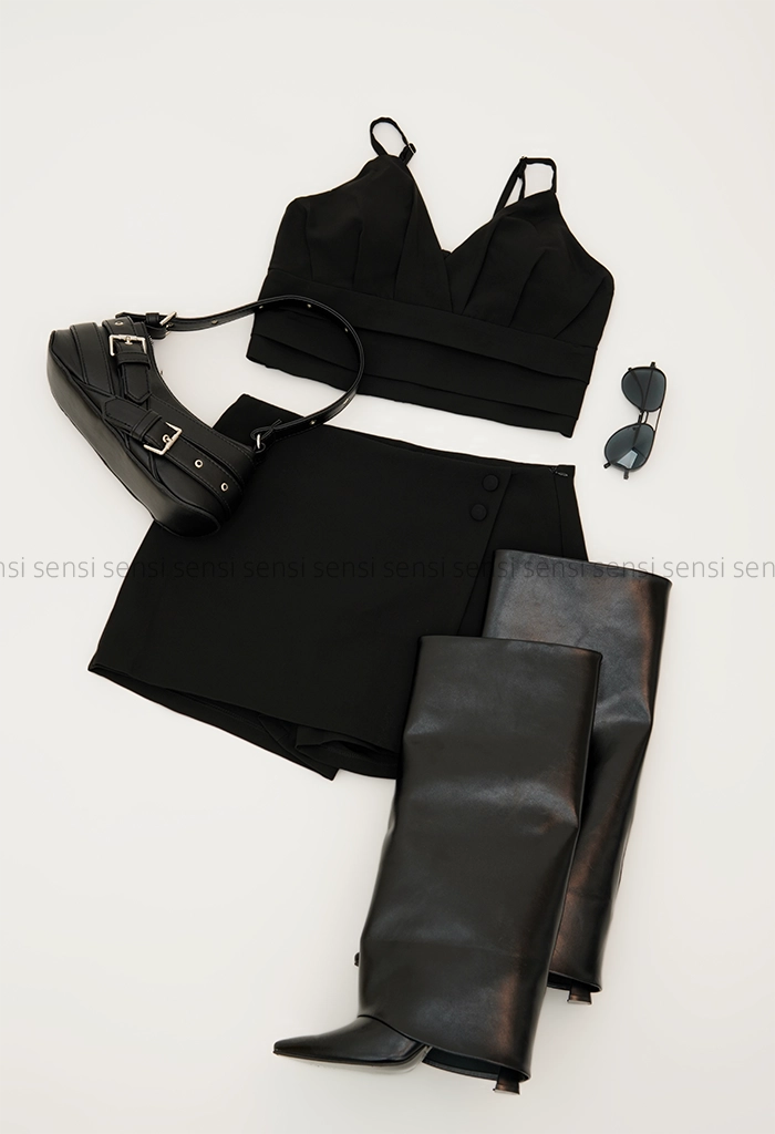 ست نیم تنه دامن نما مازراتی کد1005328